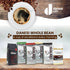 (2.2 lb) Danesi Caffe Italian Whole Coffee Beans - Espresso Coffee Beans and Medium Roast Whole Bean - Perfect