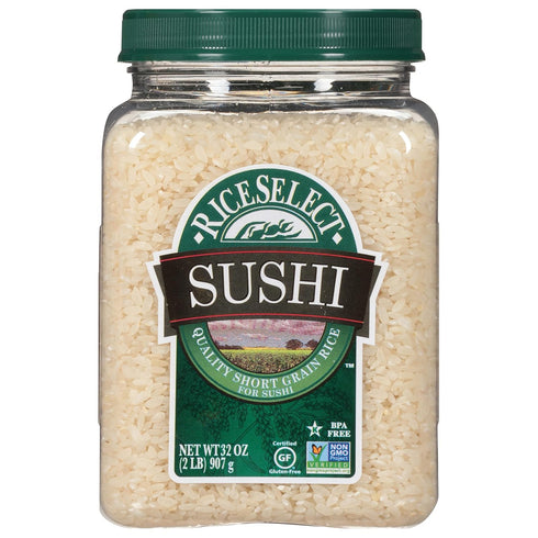 RiceSelect Sushi Rice for Sushi and Japanese Food, Premium Gluten-Free Short-Grain Rice,