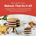 3 Package-Fresh, California Raw Walnuts- Pounds, Resealable No Shell, Unsalted-All Natural Dry Halves and Chopped