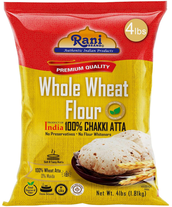 Rani Chapati Flour (100% Pure Whole Wheat Chakki Atta), For Making Roti