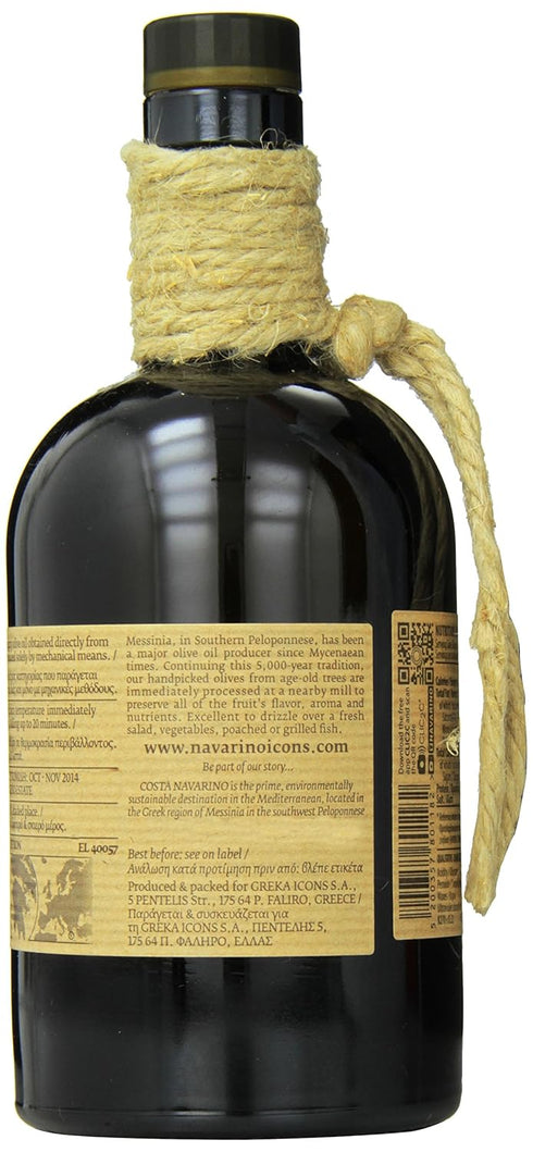 Navarino Icons 16.9 Eleon Greek Estate Virgin Olive Oil, Fluid Ounce