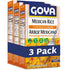 Goya Mexican Rice, Chicken Flavored, Pack of 3 (7 oz Boxes) Zesty