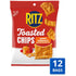 12 Packs RITZ Toasted Chips Sweet Habanero Crackers, Bulk Individual Snacks, Snack