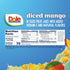 100% 4 oz 24 Pack Dole Diced Mango in Fruit Juice - Dole Fruit Bowls - Bowls