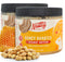 Nutty Novelties Honey Roasted Peanut Butter - High Protein, Low Sugar Healthy
