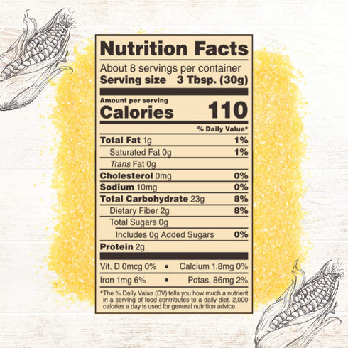 8.8 Pack 12 Roland Foods Medium Grain Yellow Polenta, Ounce Box