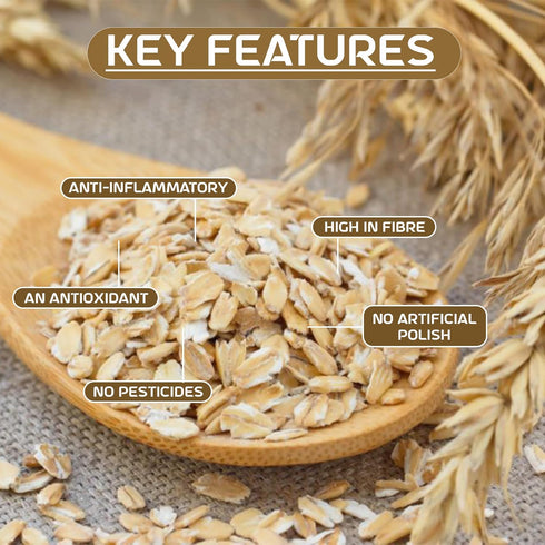 500g IKAI Organic Natural Jumbo Oats