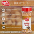 Baker's Choice 4 oz. Bakers Choice Peanut Brittle Crunch - Nut Dessert Ice Cream Topping - For Ice Cream, Sundaes