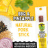 (1-oz 12-Count) BBQ & Pineapple Natural Pork Meat Sticks, Sogo Snacks, No Nitrates, Gluten, Soy, MSG, Dairy or Nuts.