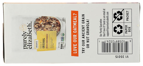 7.6 Purely Elizabeth Maple Cinnamon Roll Instant Protein Oatmeal, Ounce