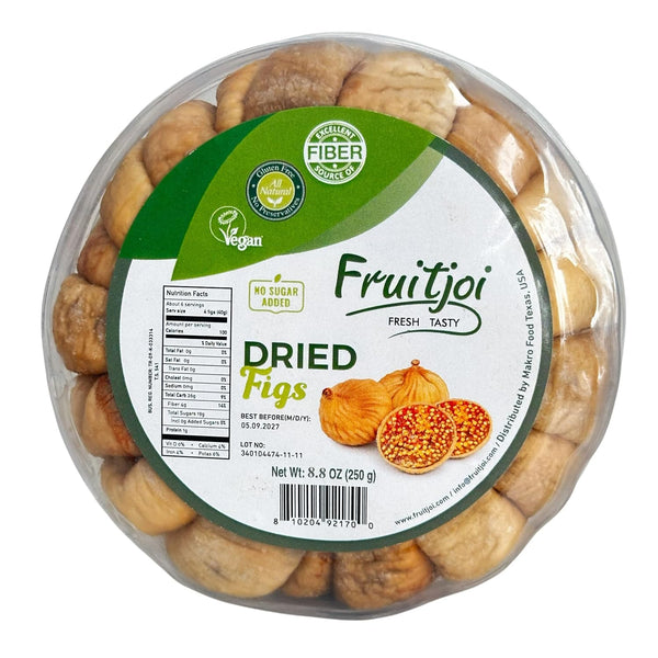 Fruitjoi Turkish Dried Figs Premium Natural Figs, No Added Sugar, High Fiber