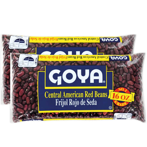 Goya Central American Red Beans Dry, Frijoles Rojos, Pantry Staple, Pack of