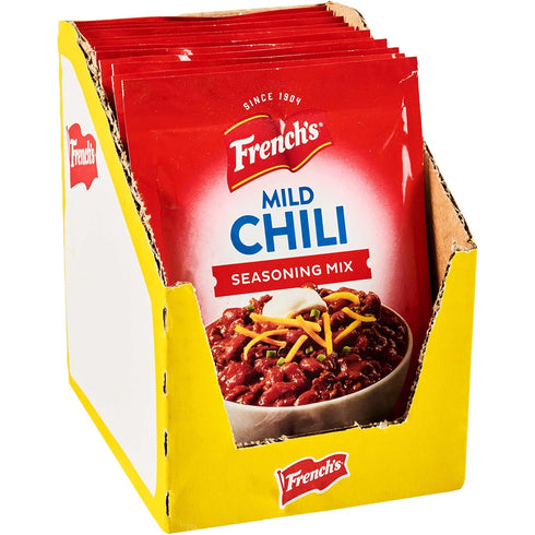 French's Mild Chili Seasoning Mix, 1 oz (Pack of 12)