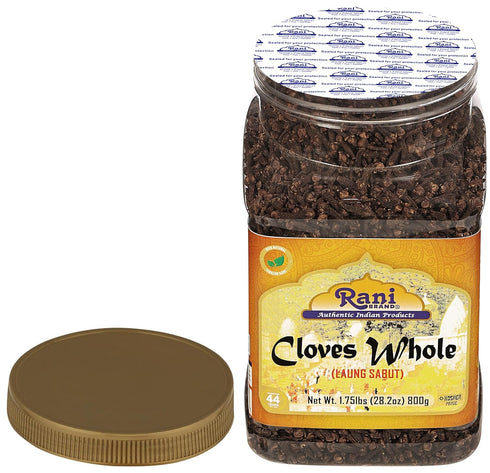 28oz (800g) Rani Cloves Whole (Laung) Great for Food, Tea, Pomander Balls and Potpourri, Hand Selected, Spice, Bulk PET