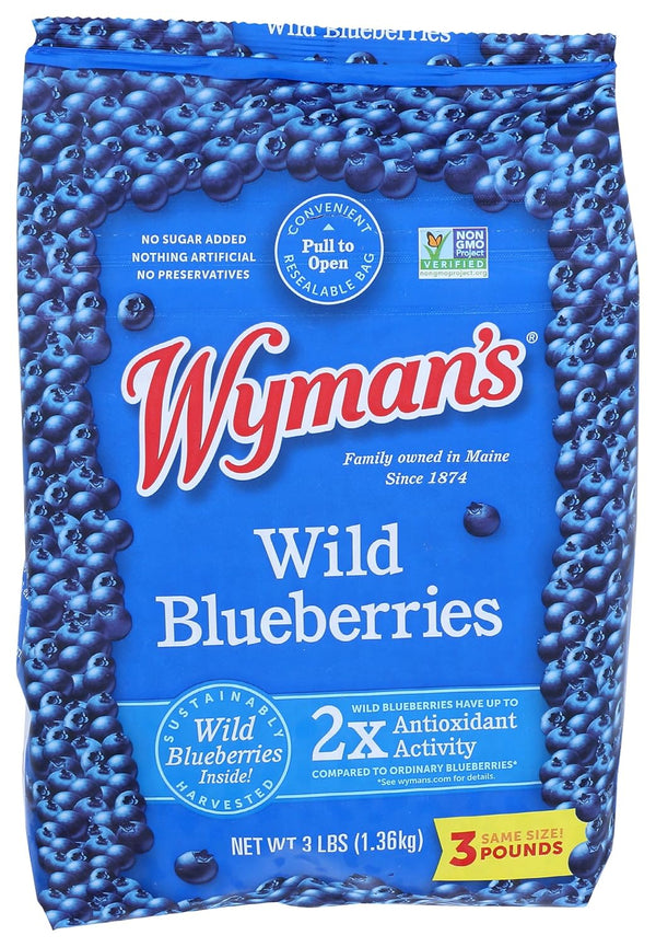 WYMANS OF MAINE Wild Blueberries, 48 OZ