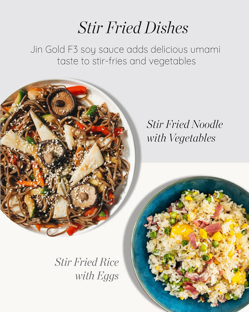 Sempio Soy Sauce Jin Gold F3 29.08 Fl Oz - Non-GMO, Kosher