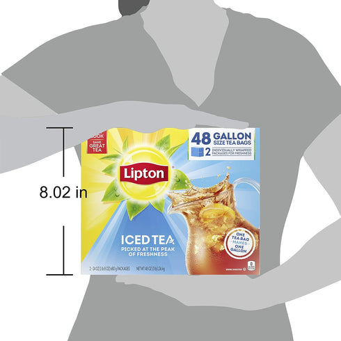 48 Lipton Family Sized Iced Tea Bags ct.