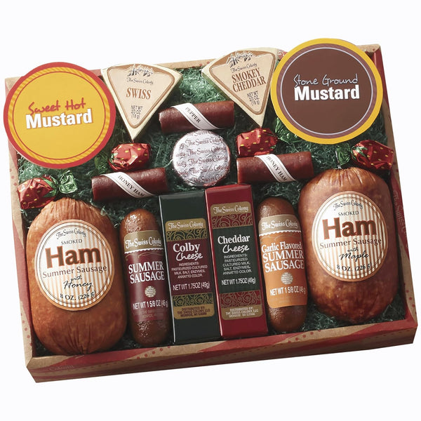 The Swiss Colony 14 Country Favorites Gift Box Assorted Summer Sausage Meats