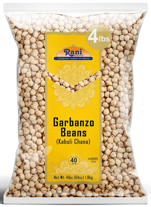Rani Garbanzo Beans (Kabuli Chana) 64oz (4lbs) 1.81kg Bulk ~ All Natural