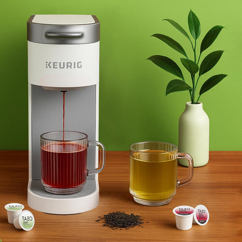 22 TAZO Organic Zen Green Tea K-Cups, Caffeine Free Tea with Refreshing Lemongrass & Spearmint, Pods