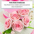 8 Count Global Sugar Art Shrub Rose Pink Sugar Cake Flowers, Large Wired, by Chef Alan Tetreault