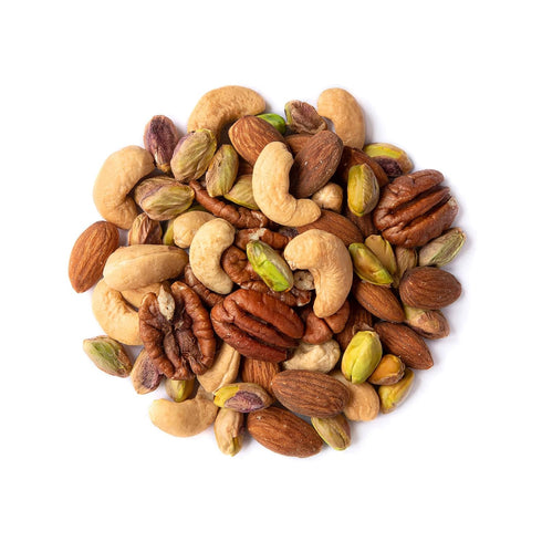 2 Food to Live Premium Four Nuts Mix, Pounds A Blend of Dry Roasted Pistachios, Almonds, Pecans, Cashews, and Almonds