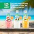 Pack 12 Count 9.8 oz Kuii Coconut Milk Drink Variety with Original Coconut, Strawberry & Mango Flavors Refreshing