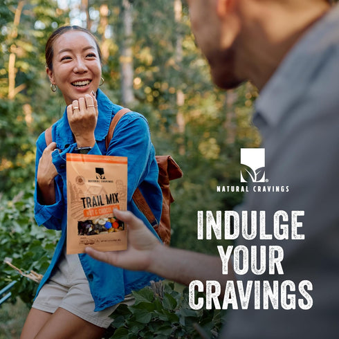 Natural Cravings Packs 5 Packs, 3.5 oz Trail Mix Snack Variety - Bags - Dried Fruit Mix & Nuts Mix with Chocolate