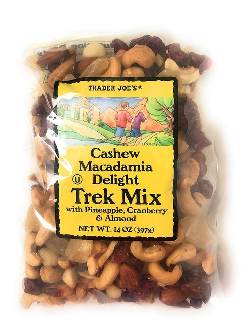 Trader Joe's Trader Joes Cashew Macadamia Delight Trek Mix with Pineapple Cranberry & Almond