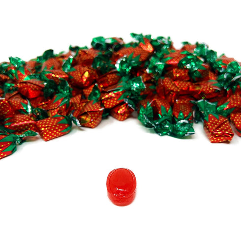 6 lbs 96 Oz Bulk Bundle Strawberry Hard Candy Filled With Real Fruit Pulp Bon Bons Filled With Real Pulp American Old