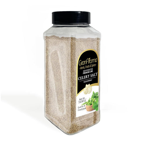 (32 GranAroma Celery Salt, Traditional Seasoning, Bold Flavor, Culinary Salt Ounce)
