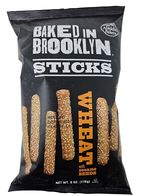 BAKED IN BROOKLYN Snack Stick Wheat 12-PK