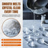 2 lbs Isomalt Crystals Sugar Substitute Powder for Baking and Decorating Clear and Ready to Use Bulk Size By Fit Lane