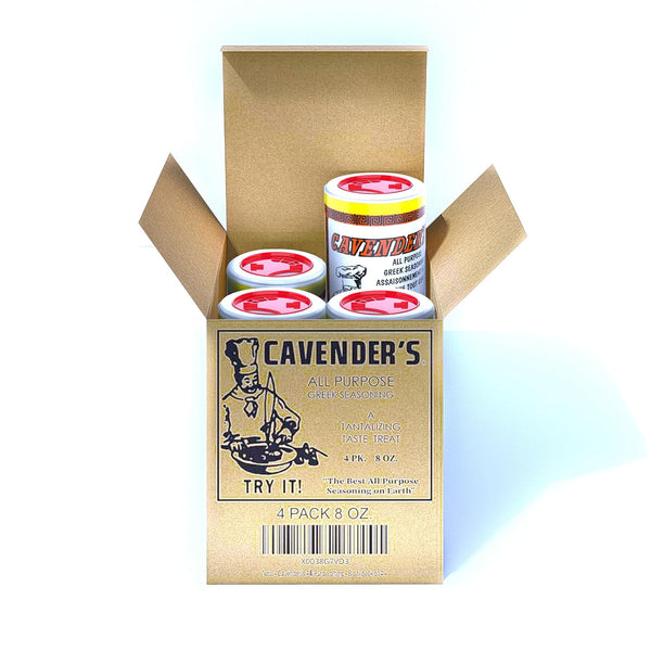 Cavender's All Purpose Greek Seasoning - 8 oz (pack of 4) and