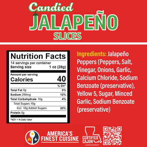 Pack 14 oz (2) 15 oz (2), Jalapeo Variety - Candied Jalapeo Slices + Sweet Jalapeo Relish Louisiana Condiments by