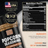 5.5oz Popcorn Seasoning Chocolate Powder Mix - Gluten Free & Low Sodium Cocoa Powder Blend Popcorn Flavoring Seasoning.
