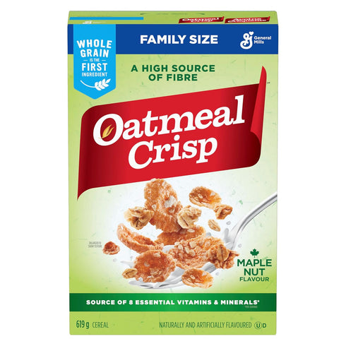 Oatmeal Crisp 619 Maple Cereal Family Size, Grams
