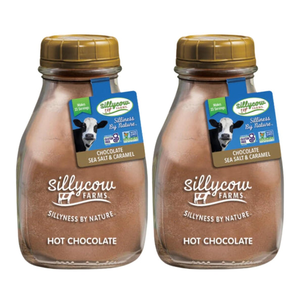 Sillycow Farms Hot Chocolate Sea Salt & Caramel Mix | Rich Hot