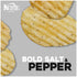 2 Oz Kettle Brand Potato Chips, Krinkle Cut, Salt & Fresh Ground Pepper Kettle Chips