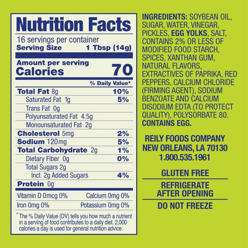 8 Oz (Pack 1) Blue Plate Mayonnaise Sandwich Spread, Fl Jar