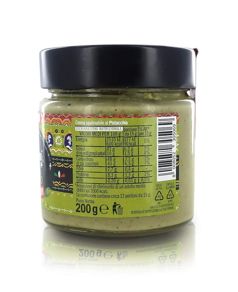 Dolgam 200g Crunchy Pistachio Spread, Made in Italy, Jar