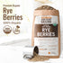 100% 5lbs Grand Teton Ancient Grains - USDA Organic Rye Berries, Rye Berry Grain, Rye Grain Organic Excellent