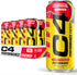 C4 Performance Energy Drink Cosmic Rainbow, Zero Sugar Carbonated Preworkout Energy, 200mg