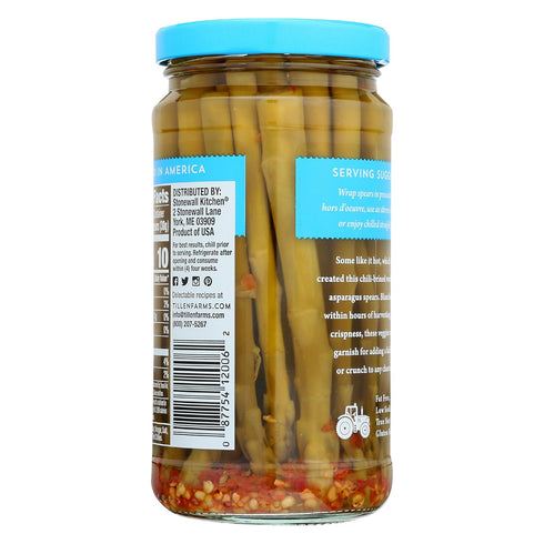 tillen farms 12 oz Spicy Pickled Asparagus