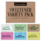 Sweetener Variety Pack, 300 Count (50 Each) Sugar, Raw Turbinado, Saccharin, Stevia,