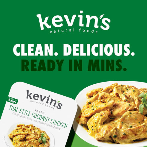 16 Kevins Natural Foods, Thai-Style Coconut Chicken Entree, Ounces