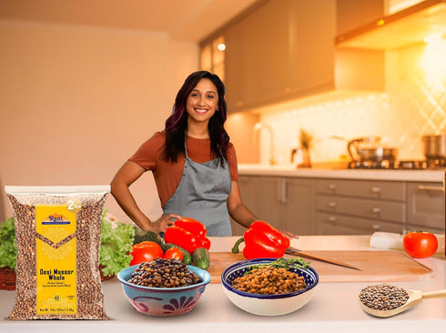 32oz (2lbs) 908g Rani Desi Masoor (Masur) Whole (aka. Pardina Spanish/American Brown Lentils Whole) ~ All Natural |