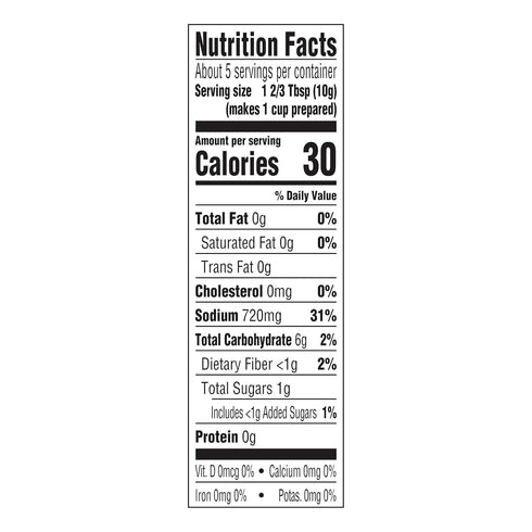 1.8 oz, Pack 12 SOUP SECRETS Lipton Recipe Soup and Dip Mix, Vegetable
