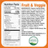 12 Pack Just Great Stuff Organic Protein Bars, Superfood Fruit and Vegetable Bars, Gluten Free, Vegan, Non GMO, Snacks