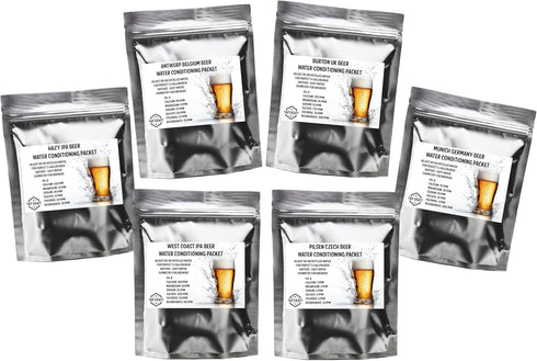 Water Conditioning Packets Specific Regions and Styles (Variety Pack) - Brew Your